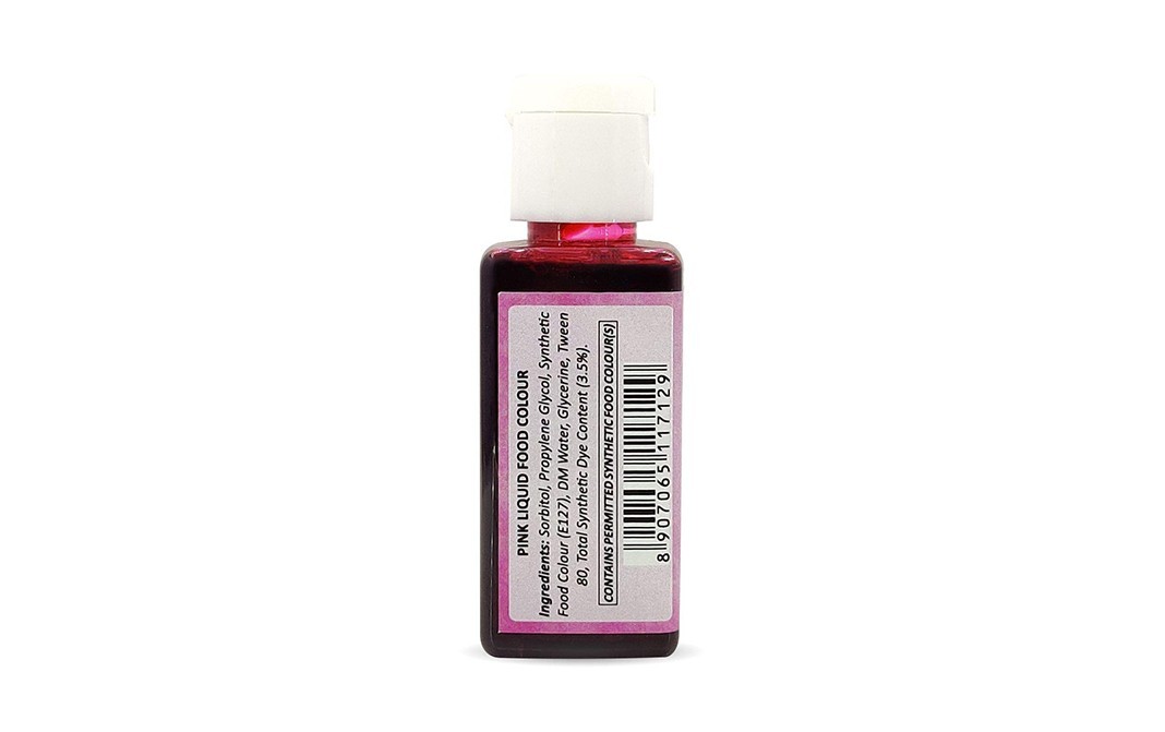 Puramio Pink Liquid Food Colour    Plastic Bottle  50 millilitre